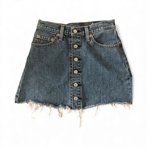 Levi's Blue Denim Mini Skirt